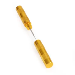 Wiltec Düsenreinigungsnadel für Airbrushpistolen und Düsen ab 0,2 mm, mit abgeschrägter Spitze, rutschfester Griff, Airbrush Zubehör