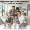 Wiltec Edelstahl Ausdehnungsgefäß 50 Liter, horizontaler Membrankessel für Hauswasserwerke und Druckerhöhungsanlagen mit EPDM Membran