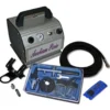 Wiltec Einsteiger Airbrush Kompressor Set AS176 mit 1 Airbrushpistole Typ 128 und umfangreichem Zubehör, 0,3 l Drucktank, für Modellbau, Tattoos, Nailart