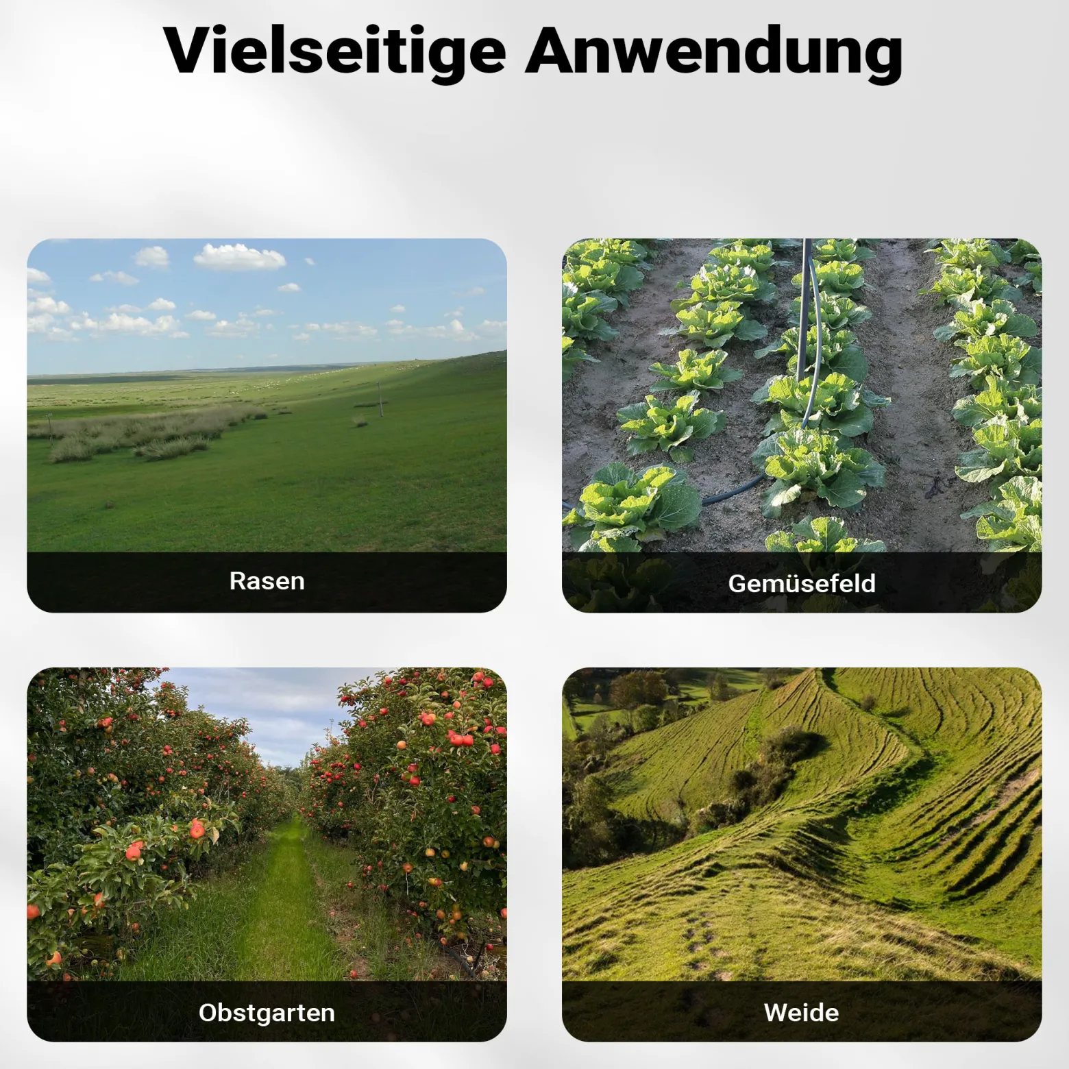 Wiltec Elektro Bodenfräse 1050 W mit 380 U/min, Kultivator mit 220 mm Arbeitstiefe, Gartenfräse mit 16 Klingen, Bodenhacke mit ergonomischem Handgriff