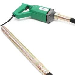 Wiltec Elektro Einhand Betonrüttler 800 W, Betonverdichter mit Ø 35 mm Rüttelflasche mit 150 cm Schlauchlänge, Flaschenrüttler mit flexibler Welle