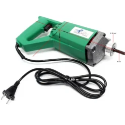 Wiltec Elektro Einhand Betonrüttler 580 W, Betonverdichter mit Ø 35 mm Rüttelflasche mit 150 cm Schlauchlänge, Flaschenrüttler mit flexibler Welle