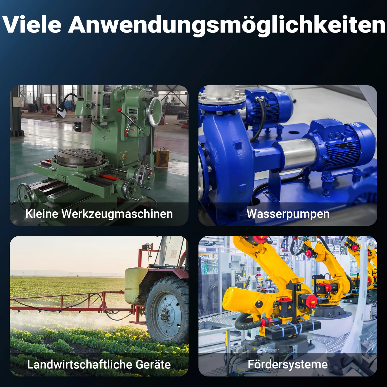 Wiltec Elektromotor 1-phasig, Elektro Motor 4-polig 0,37 kW, Einphasen Wechselstrommotor 1400 U/min, Induktionsmotor Aluminium, kompakter Motor