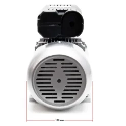 Wiltec Elektromotor 230 V 1,5 kW (2 PS) 1-phasig 2-polig E-Motor mit Anlaufkondensator 2850 U/min und Aluminiumwicklung