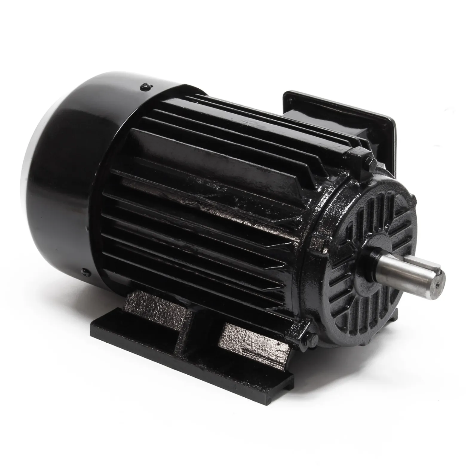 Wiltec Elektromotor 400 V 1,5 kW (2 PS) 3-phasig 2-polig E-Motor in Bauform B3 2830 U/min mit Aluminiumwicklung, Drehstrommotor