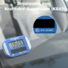 Wiltec Elektronische Parkscheibe mit Solarpanel – Digitale Parkuhr mit automatischer Zeitumschaltung und KBA-Zulassung
