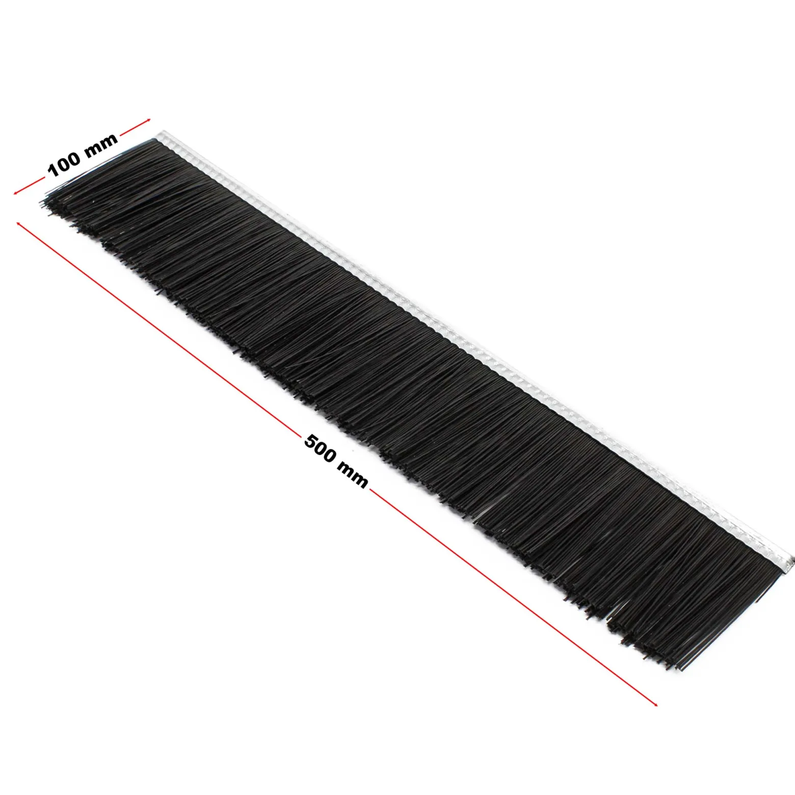 Wiltec Ersatzbürste 50 cm für Rasenkehrmaschine für Aufsitzmäher, Bürstenkopf für Laubsammler 96 cm, Ersatzteil für Laubkehrmaschine
