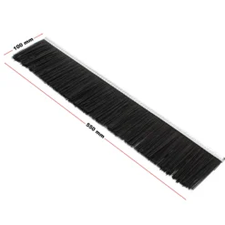 Wiltec Ersatzbürste 55 cm für Rasenkehrmaschine für Aufsitzmäher, Bürstenkopf für Laubsammler 105 cm, Ersatzteil für Laubkehrmaschine