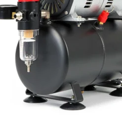 Wiltec Ersatzteil für Airbrush Kompressor AS18B / AS186 / AS189 / AS196 / AS196A – Gummifuß – Ersatz Standfuß für Airbrushkompressor, Zubehör für Air Brush