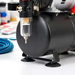 Wiltec Ersatzteil für Airbrush Kompressor AS18B / AS186 / AS189 / AS196 / AS196A – Gummifuß – Ersatz Standfuß für Airbrushkompressor, Zubehör für Air Brush
