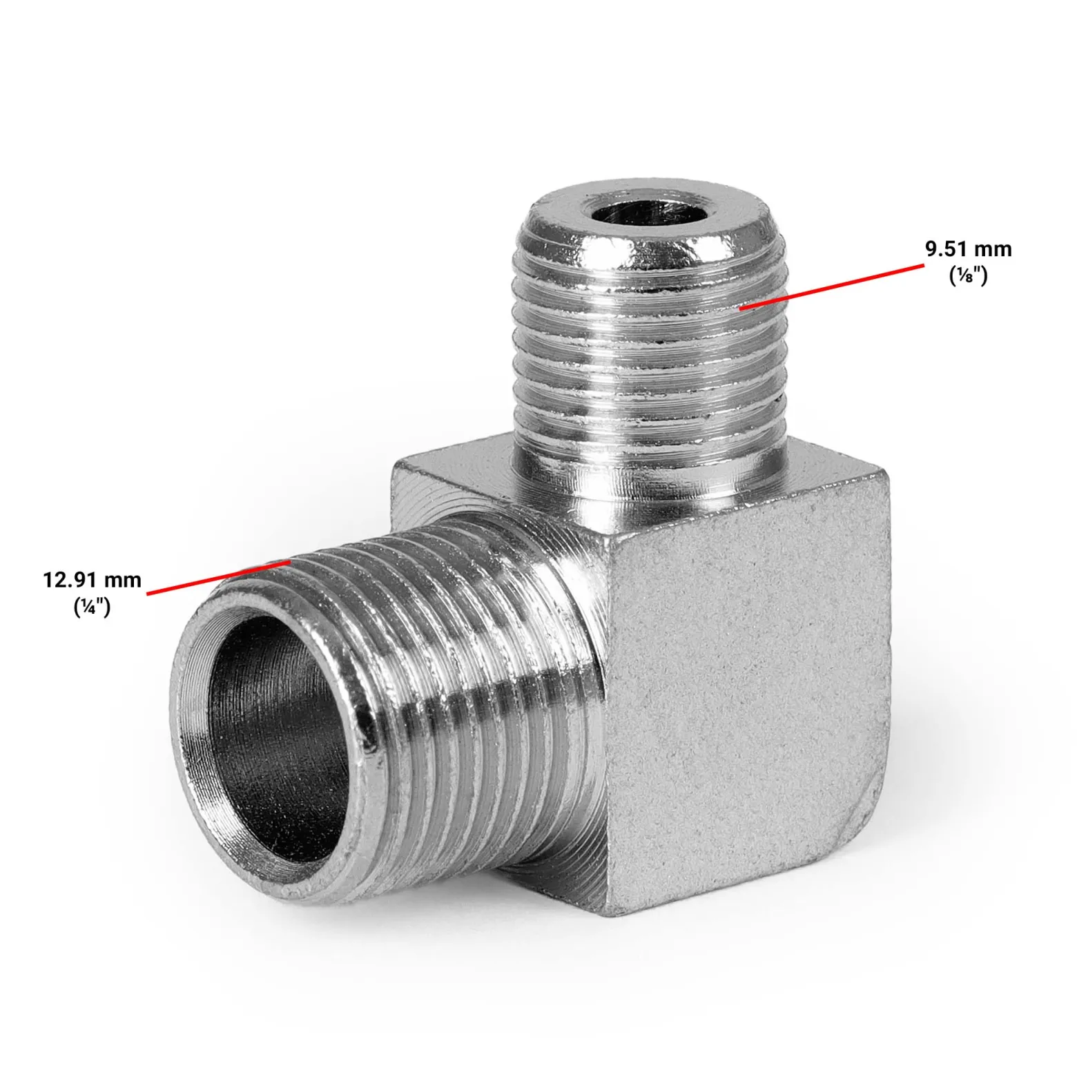 Wiltec Ersatzteil für Airbrush Kompressor AS186 – Steigrohrverschraubung Verbinder – Ersatz Verschraubungsverbinder für Airbrushkompressor, Zubehör für Air Brush