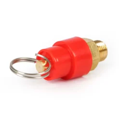 Wiltec Ersatzteil für Airbrush Kompressor AS186 / AS189 / AS196 / AS196A – Überdruckventil – Ersatz Ventil mit Gewinde 9,51 mm (⅛″), Zubehör für Air Brush
