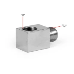 Wiltec Ersatzteil für Airbrush Kompressor AS189 / AS196 / AS196A – T-Stück Verbinder – am Tank – Drucksteuerung – für Airbrushkompressor, Zubehör