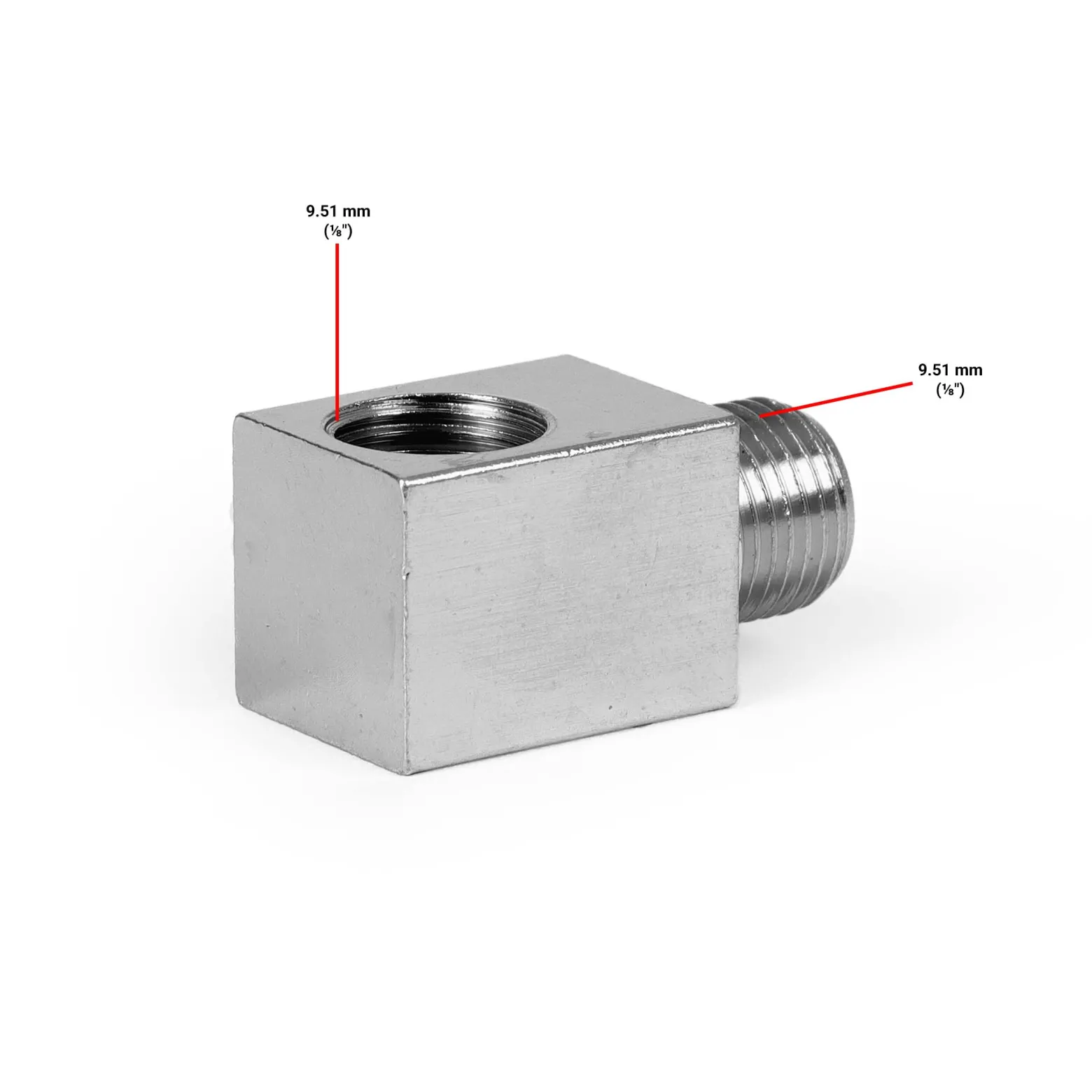 Wiltec Ersatzteil für Airbrush Kompressor AS189 / AS196 / AS196A – T-Stück Verbinder – am Tank – Drucksteuerung – für Airbrushkompressor, Zubehör