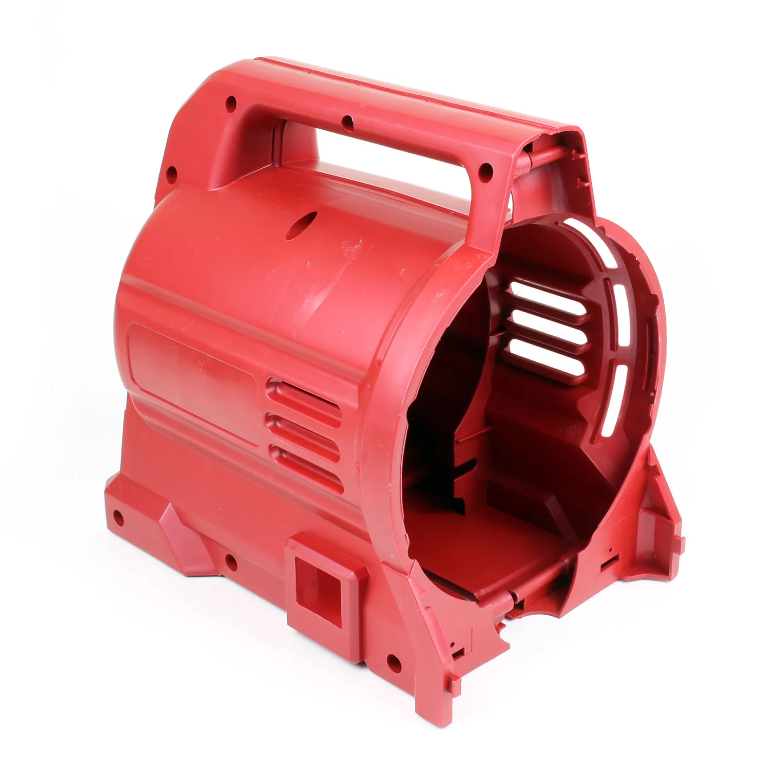 Wiltec Ersatzteil für Hauswasserwerk – Pumpengehäuse rot mit Tragegriff – Abdeckung für Pumpen Hauswasserautomat mit Druckschalter und Membrankessel – Gartenpumpe Wasserpumpe