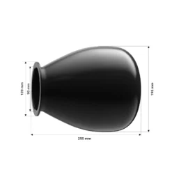 Wiltec Ersatzteil für Membrankessel 20-24 l EPDM-Membran für Druckbehälter, Druckausgleichsgefäß für Hauswasserwerk mit Druckkessel