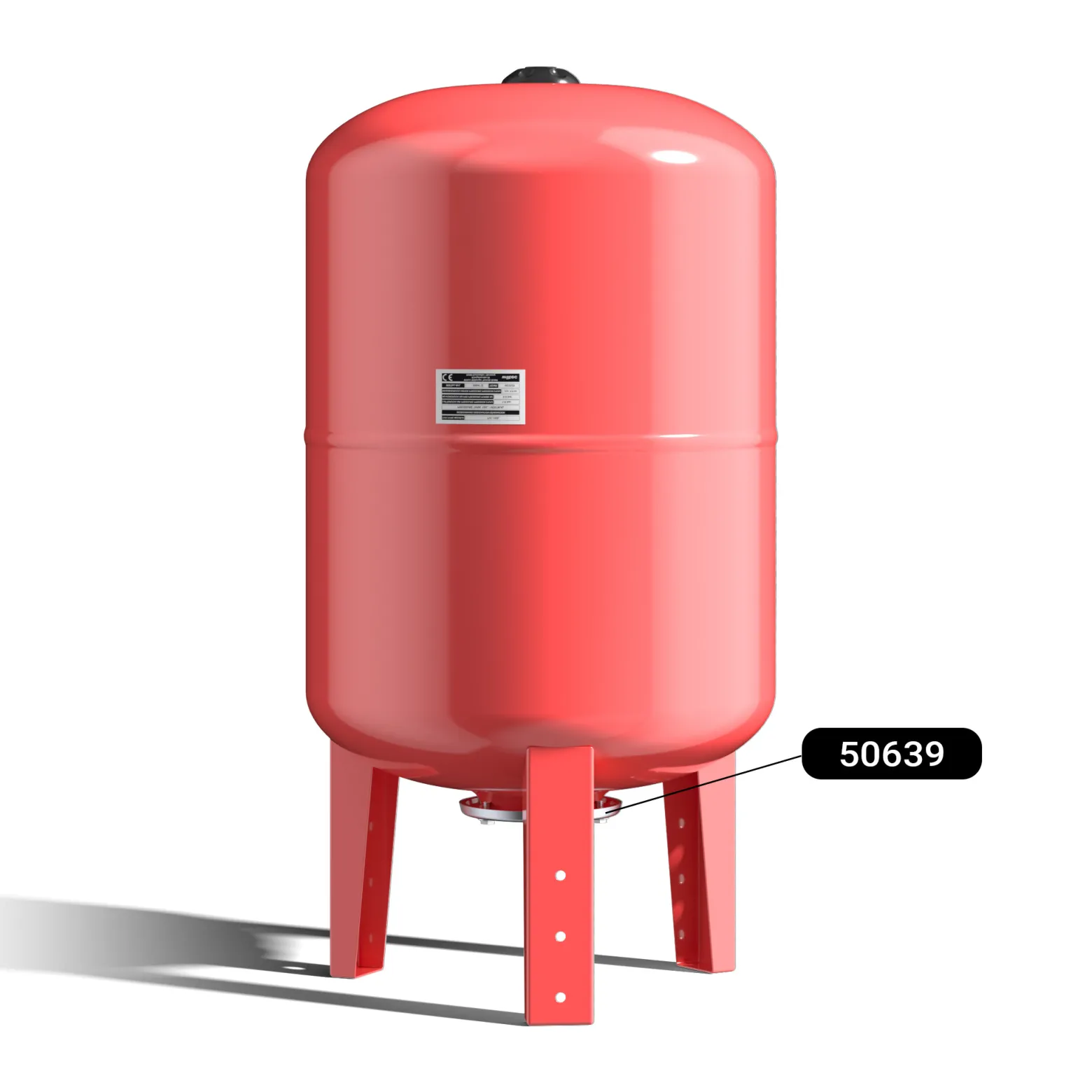 Wiltec Ersatzteil für Membrankessel 24-100 l Flansch DN 25 für Ausdehnungsgefäß, Druckausgleichsgefäß für Hauswasserwerk mit Druckkessel