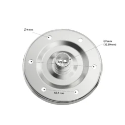 Wiltec Ersatzteil für Membrankessel 24-100 l Edelstahl Flansch DN 25 für Ausdehnungsgefäß, Druckausgleichsgefäß für Hauswasserwerk