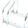 Wiltec Fahrradständer für 4 Fahrräder 95x33x27cm aus verzinktem Stahl und für Wandmontage geeignet Reihenparker Fahrradbügel