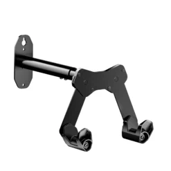 Wiltec Fahrrad Wandhalterung 39,8 x 16,7 x 32,6-42,6 cm bis 25 kg, Fahrradhalterung universell, Fahrradaufhängung Ø 55 mm Oberrohr & 45° Winkelverstellung