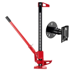 Wiltec Farm Jack – Universal-Set Basis Wagenheber bis 3000 kg und max. 105 cm Hubhöhe mit Reserverad-Halterung