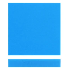 Wiltec Filtermatte Schaumstoff 50 x 50 x 5 cm feine Porung 30 ppi für Teichfilter Aquarienfilter Aquarium Filter Außenfilter Wasser