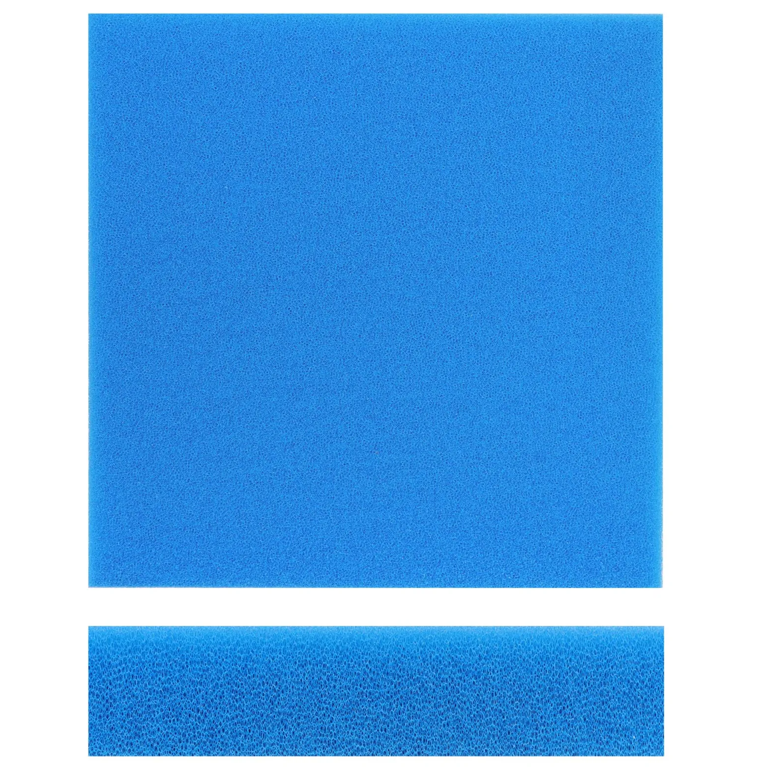 Wiltec Filtermatte Schaumstoff 50 x 50 x 10 cm mittlere Porung 20 ppi für Teichfilter Aquarienfilter Aquarium Filter Außenfilter Wasser