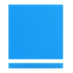 Wiltec Filtermatte Schaumstoff 50 x 50 x 3 cm feine Porung 30 ppi für Teichfilter Aquarienfilter Aquarium Filter Außenfilter Wasser