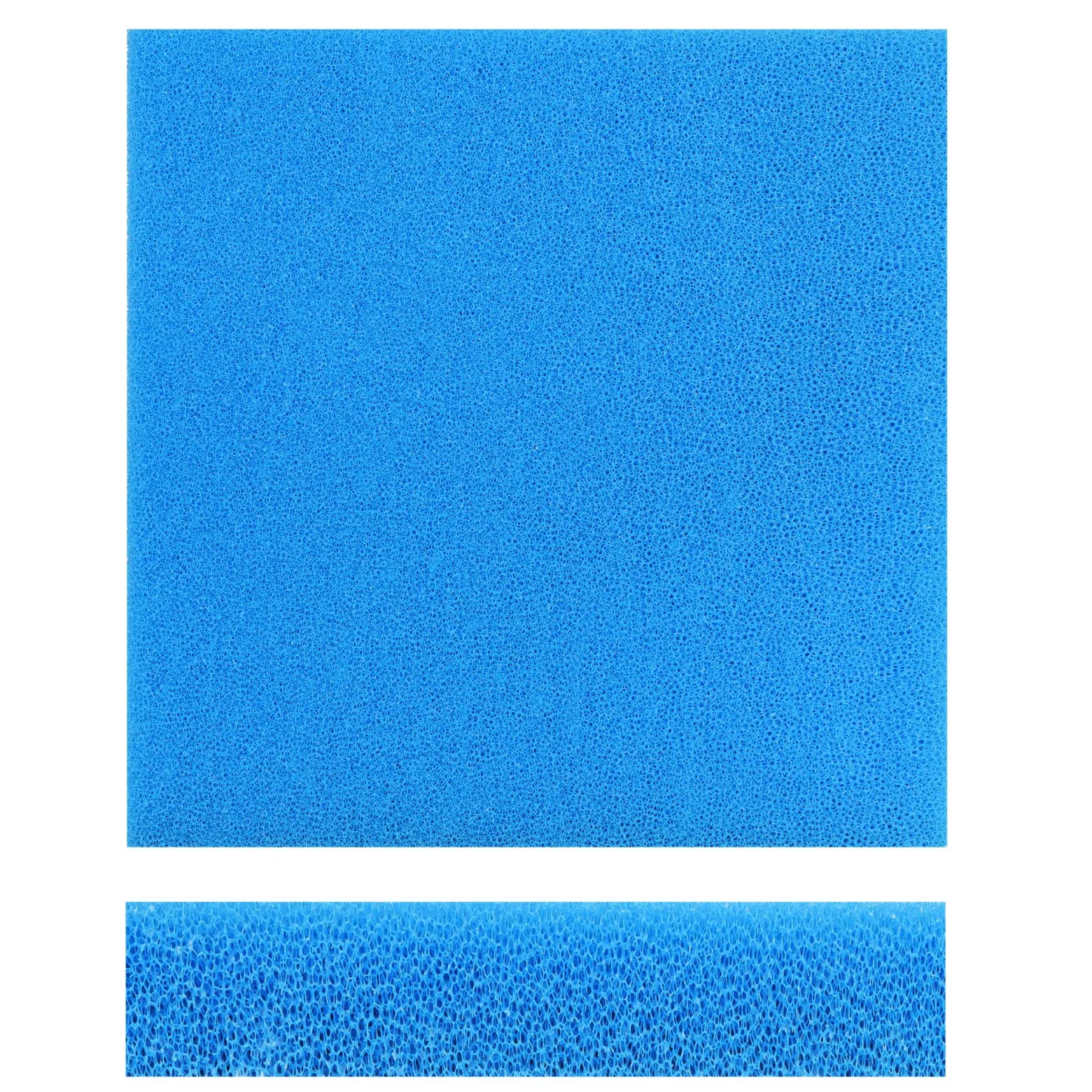 Wiltec Filtermatte Schaumstoff 50 x 50 x 10 cm grobe Porung 10 ppi für Teichfilter Aquarienfilter Aquarium Filter Außenfilter Wasser