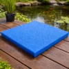 Wiltec Filtermatte Schaumstoff 50 x 50 x 10 cm feine Porung 30 ppi für Teichfilter Aquarienfilter Aquarium Filter Außenfilter Wasser