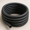 Wiltec Flexibler Förderschlauch 50m Spiralschlauch 19mm (3/4") schwarz mit Verstärkungsspirale Bewässerung Wasser Teich