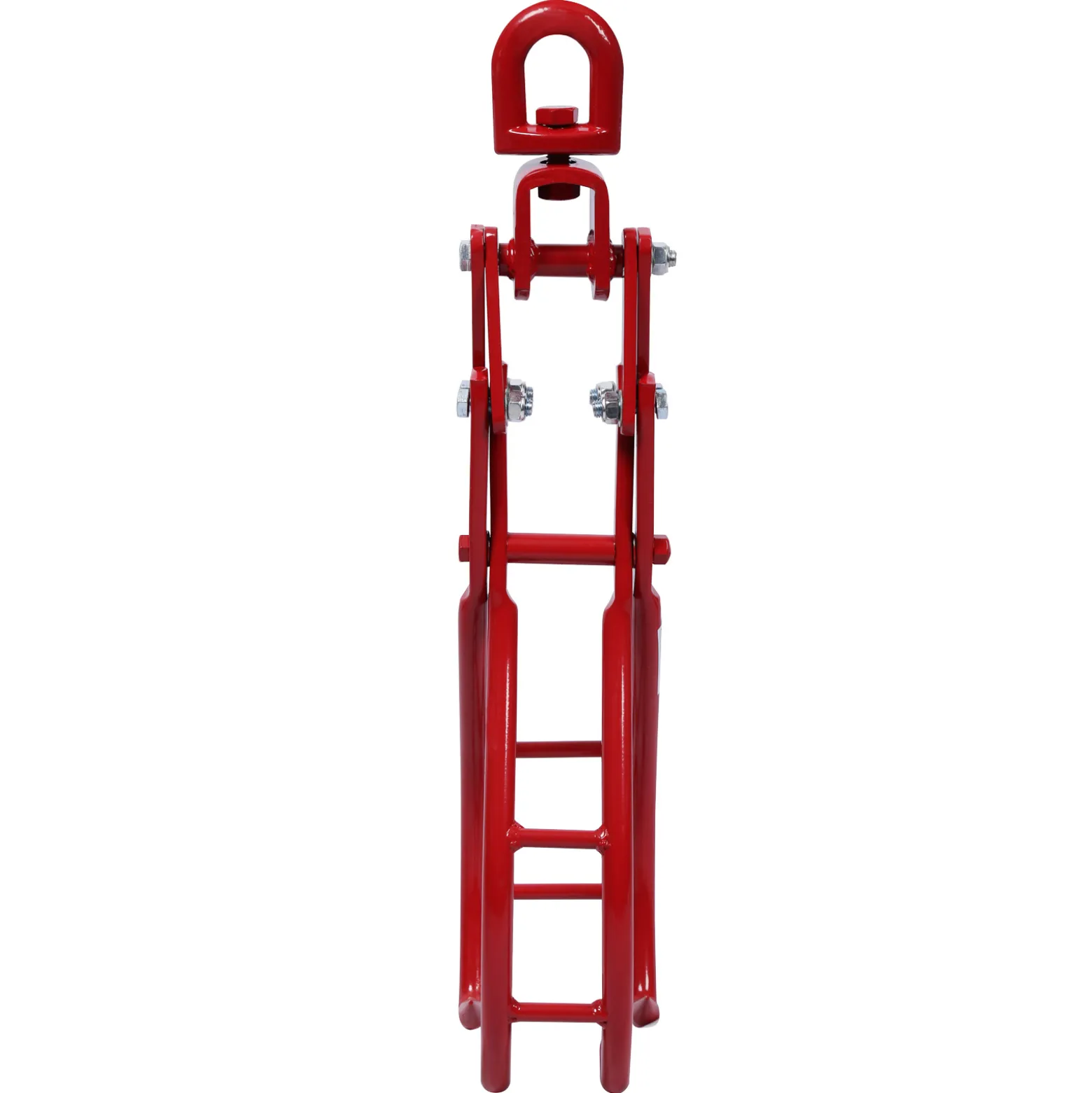 Wiltec Forstzange für Baumstämme bis 1310 mm, 1500 kg Zugkraft, Holzzange Hebezange Packzange mit 4 Klemmdornen
