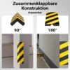 Wiltec Garagen Wandschutz 400 x 75 x 20 mm, Selbstklebender Türkantenschutz für Ihr Auto aus robustem EVA-Material, Einparkhilfe Garage