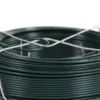 Wiltec Gartendraht grün Ø 1,15 mm x 50 m, Bindedraht Stahl verzinkt mit PVC-Beschichtung, Pflanzendraht mit Drahthalterung, flexibler Basteldraht