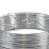 Wiltec Gartendraht Ø 1,1 mm, Wickeldraht 50 m, Bindedraht Stahl verzinkt, Pflanzendraht mit Abrollspinne, flexibler Basteldraht vielseitig