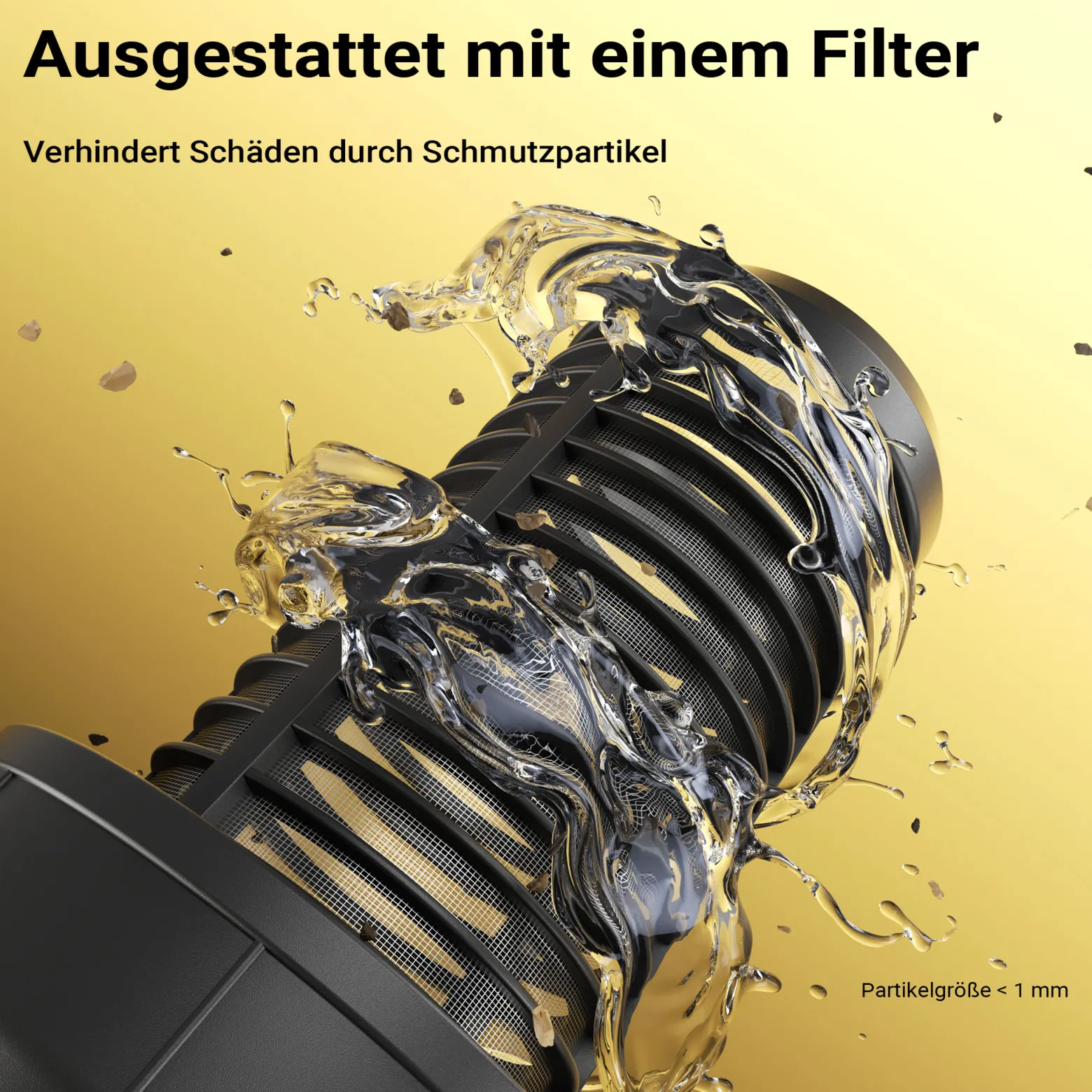 Wiltec Gartenpumpe 1200 W mit Kunststoff-Pumpengehäuse 3800 l/h, Wasserpumpe mit Vorfilter, Bewässerungspumpe mit Tragegriff für Gartenteich, Regenfass, Brunnen und Zisterne