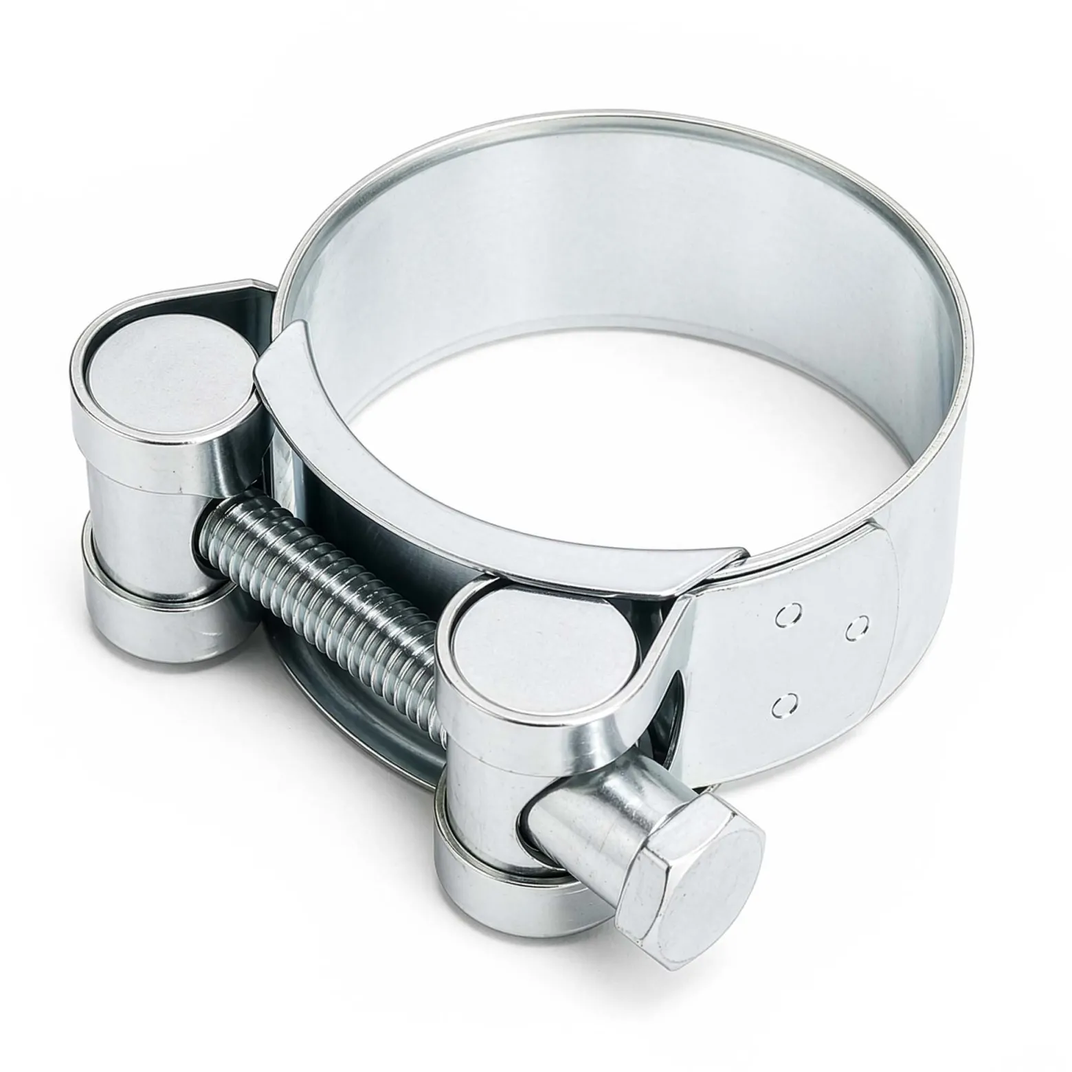 Wiltec Gelenkbolzenschelle W1 Bandbreite 22mm Spannbereich 44-47mm Edelstahl verzinkt Spannbackenschelle Schlauchschelle