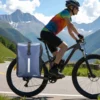 Wiltec Gepäckträgertasche blau, Fahrradtasche Gepäckträger 16 l Stauraum, Gepäcktasche mit Tragegurt, wasserresistente Fahrrad Tasche