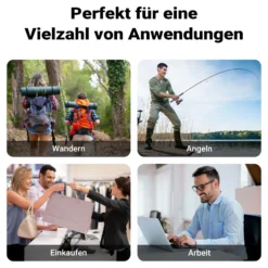 Wiltec Gepäckträgertasche schwarz, Fahrradtasche Rucksack 20 l Stauraum, Gepäcktasche mit Laptopfach, wasserresistente Fahrrad Tasche