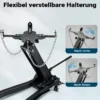 Wiltec Getriebeheber bis 1 t Traglast, Motorheber höhenverstellbar 180-790 mm, Motorblock mit Rollen