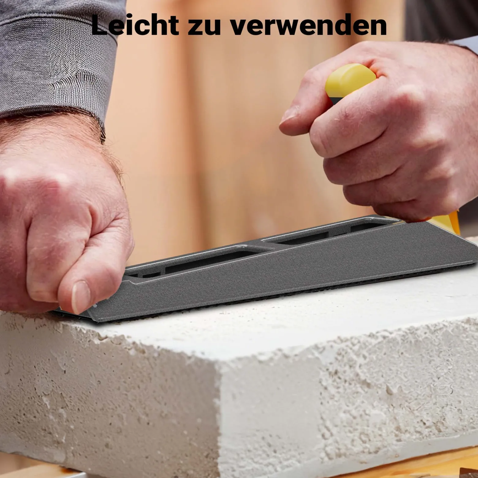 Wiltec Gipskartonhobel 250 mm mit Raspel Feile, Kantenhobel mit 2 Blättern, Fasenhobel für den Trockenbau, Trockenbauhobel