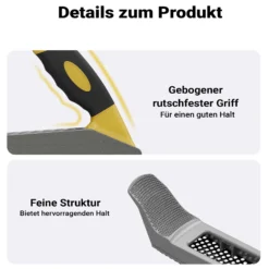 Wiltec Gipskartonhobel 250 mm mit Raspel Feile, Kantenhobel mit 2 Blättern, Fasenhobel für den Trockenbau, Trockenbauhobel