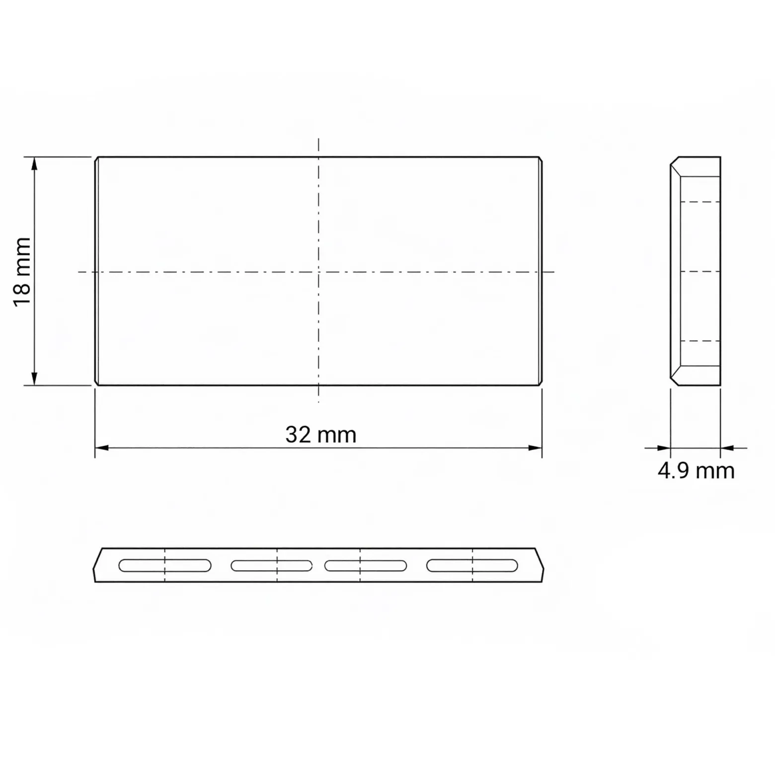 Wiltec Gleitflügel 32x18x4,9mm Ersatzteil für selbstansaugende Heizöl und Dieselpumpe 62137