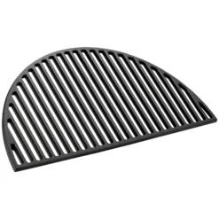 Wiltec Gusseisen Grillrost 55 x 26,5 x 0,9 cm, Gussrost für Grill mit guter Hitzespeicherung, Grillgitter für typische Grillstreifen auf Grillgut, Grillzubehör für BBQ