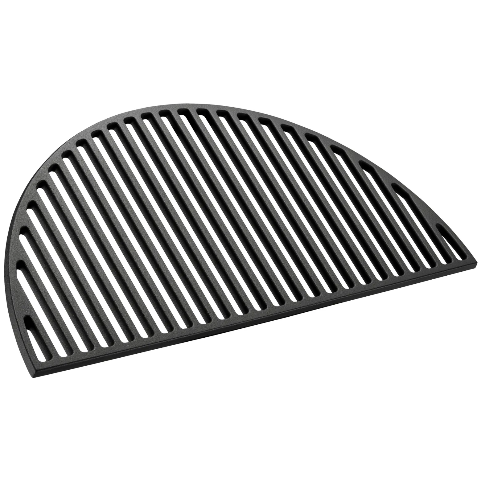 Wiltec Gusseisen Grillrost 55 x 26,5 x 0,9 cm, Gussrost für Grill mit guter Hitzespeicherung, Grillgitter für typische Grillstreifen auf Grillgut, Grillzubehör für BBQ