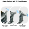 Wiltec Handseilwinde bis 900kg Übersetzung 4:1 8:1 175x173x233 mm, Winde mit 10m Drahtseil, Seilwinde handbetrieben, Handseilzug effizient, Forstseilwinde