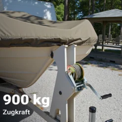 Wiltec Handseilwinde bis 900kg Übersetzung 4:1 8:1 175x173x233 mm, Winde mit 10m Drahtseil, Seilwinde handbetrieben, Handseilzug effizient, Forstseilwinde