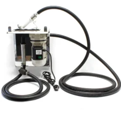 Wiltec Harnstoffpumpe 230 V 400 W 40 l/min, selbstansaugende Förderpumpe für AUS32 Urea, Membranpumpe zur Betankung, mit Trägerplatte u. Kunststoff Zapfpistole