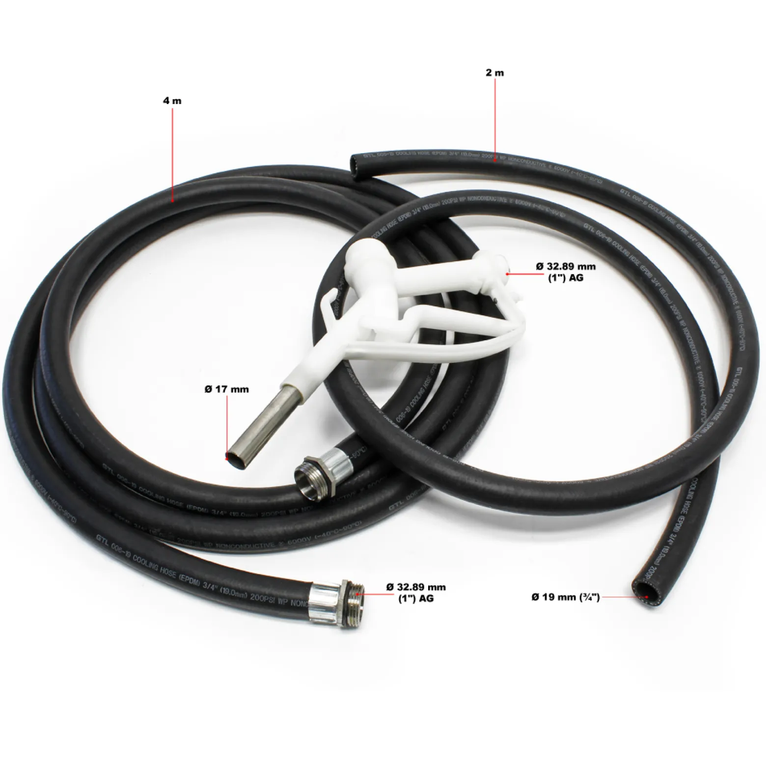 Wiltec Harnstoffpumpe 230 V 400 W 40 l/min, selbstansaugende Förderpumpe für AUS32 Urea, Membranpumpe zur Betankung, mit Trägerplatte u. Kunststoff Zapfpistole
