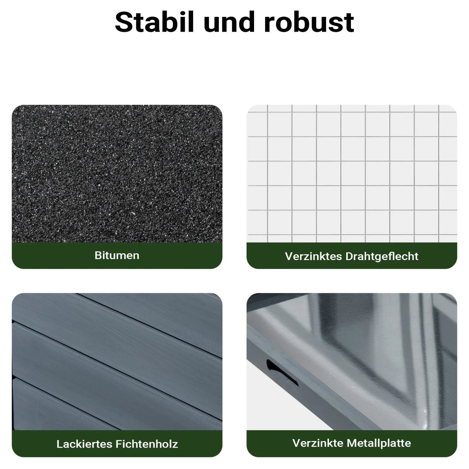 Wiltec Hasenstall grau-weiß 1220 x 630 x 920 mm mit Freilaufgehege und erhöhtem Unterschlupf aus Holz, Kaninchenkäfig mit 2 Etagen, Kleintierstall